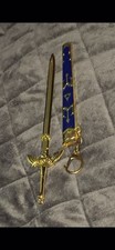 Legend Of Zelda - Master Sword - Llavero 6.5” Metal Color Dorado Hoja Miniatura