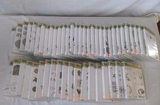 Lot of 50 Sets Stampin Up Stamps Many Unused Some Used Most Rubber