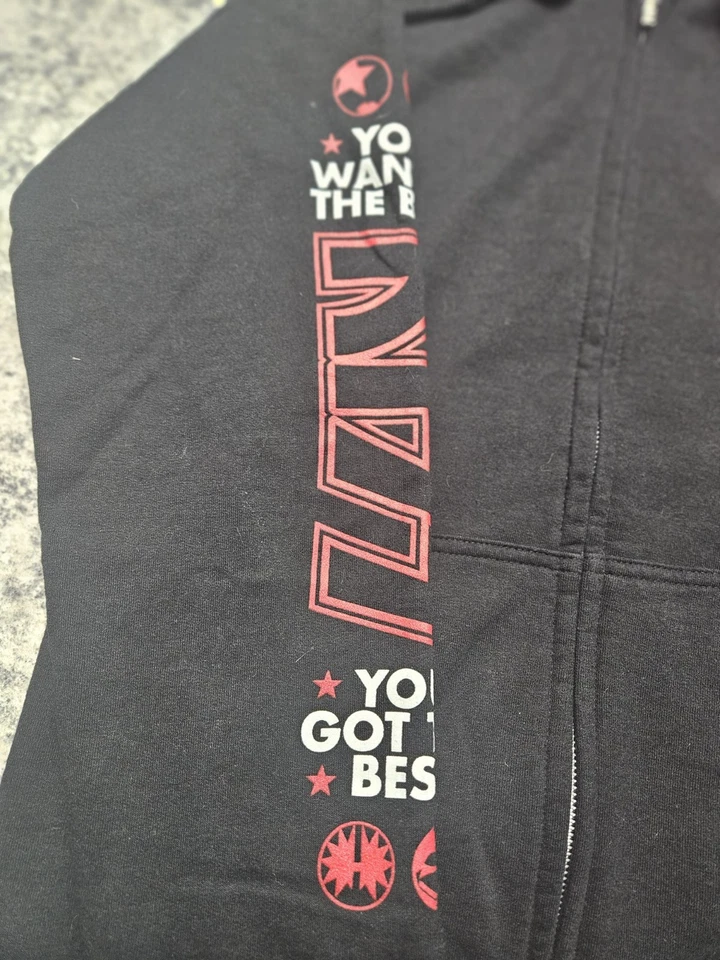 KISS End Of The Road 世界巡回赛连帽衫全拉链黑色运动衫,尺寸 M  — 第 3/4 张图片