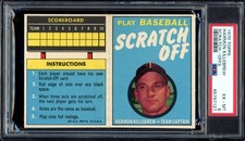 1970 Topps Baseball Harmon Killebrew PSA 6 EX/MT Twins SCRATCH OFF