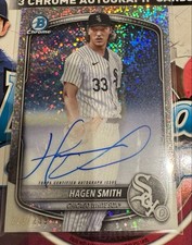 5th pick in the 1st round! bowman 2025 Hagen Smith autograph card