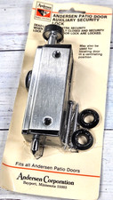 VTG Andersen PATIO DOOR AUXILIARY SECURITY LOCK Patio Door Dead-Lock 1988
