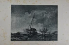 Antique Art By the Seaside Art History Maritime Ocean 1880 Andreas Achenbach