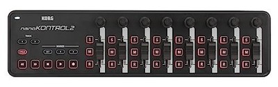 Korg nanoKONTROL2 BK USB Control Surface Slim-Line MIDI Controller Compact