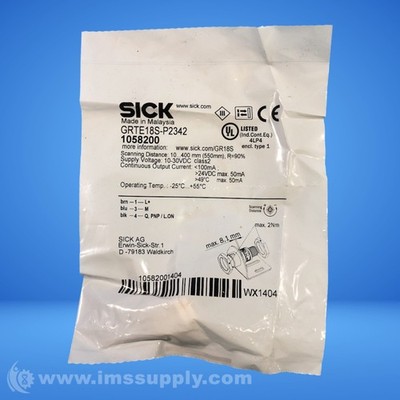 Sick GRTE18S-P2342 Cylindrical Photoelectric Sensor FNFP
