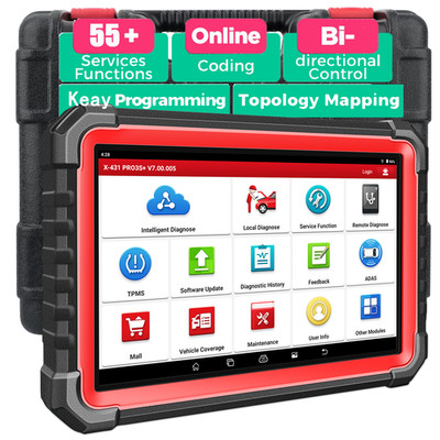 Launch X431 PRO3S+ V5.0 KFZ OBD2 Diagnosegerät Keey Programmier mit Topology Map