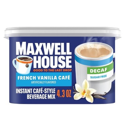 Maxwell House Decaf Sugar Free French Vanilla Cafe COFFEE