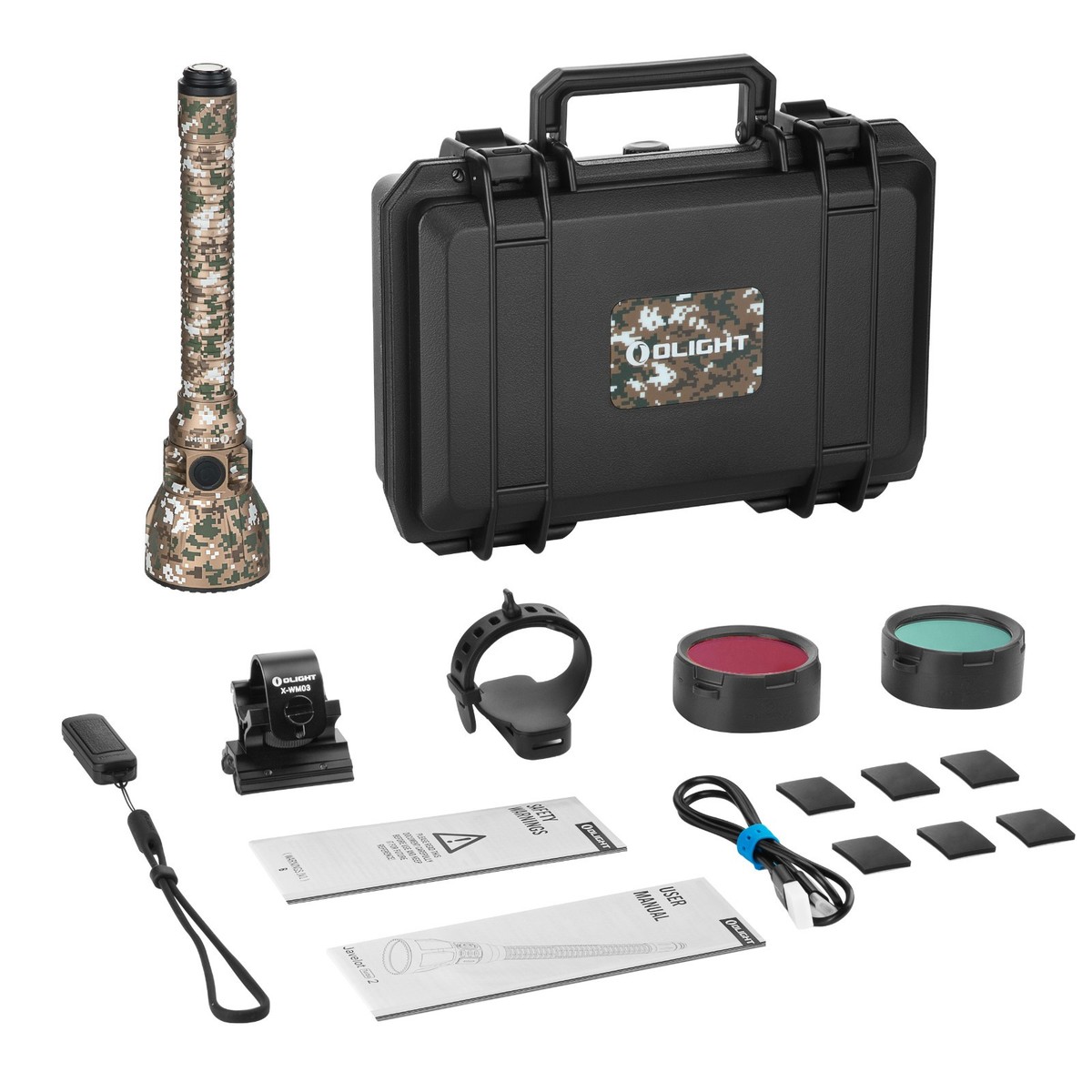 Olight Javelot Turbo 2 Digital Camouflage Premium Kit 1500 M