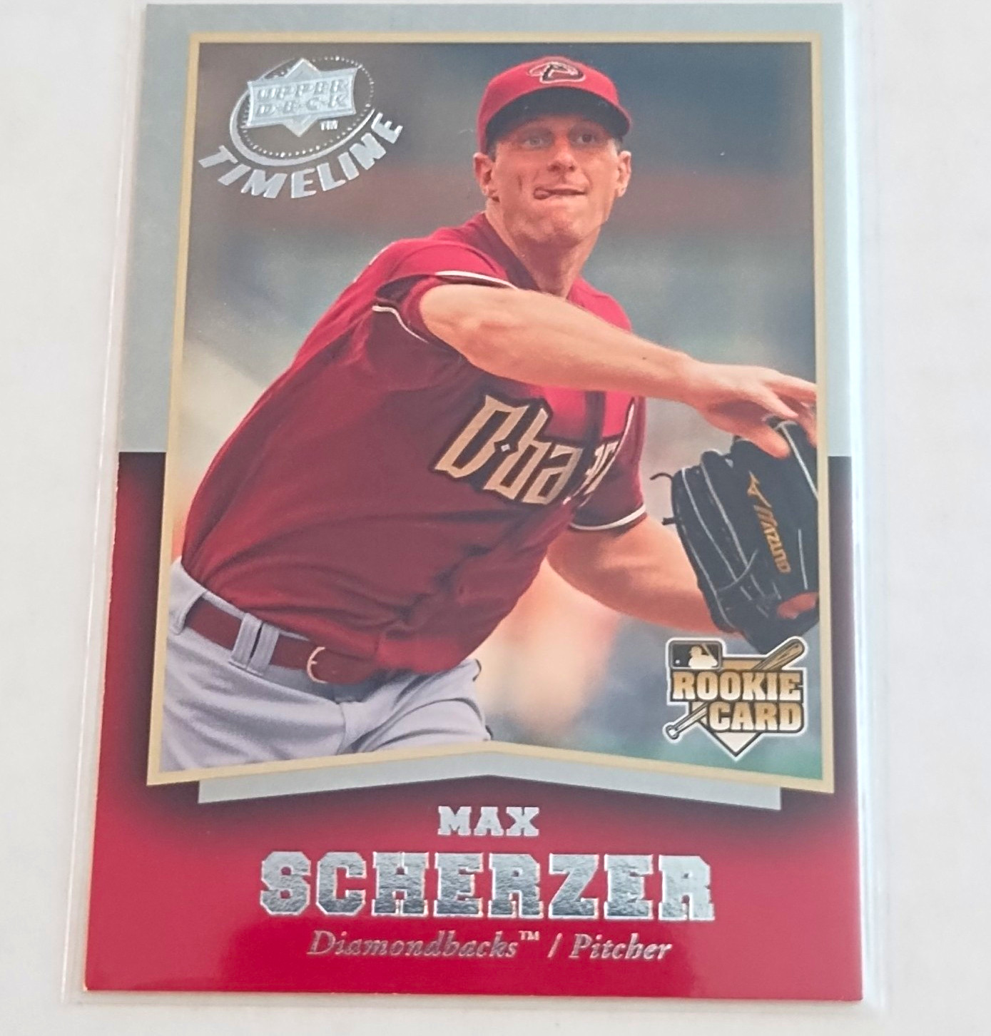 Upper Deck 2008 Timeline Max Scherzer Arizona Diamondbacks RC Rookie #75