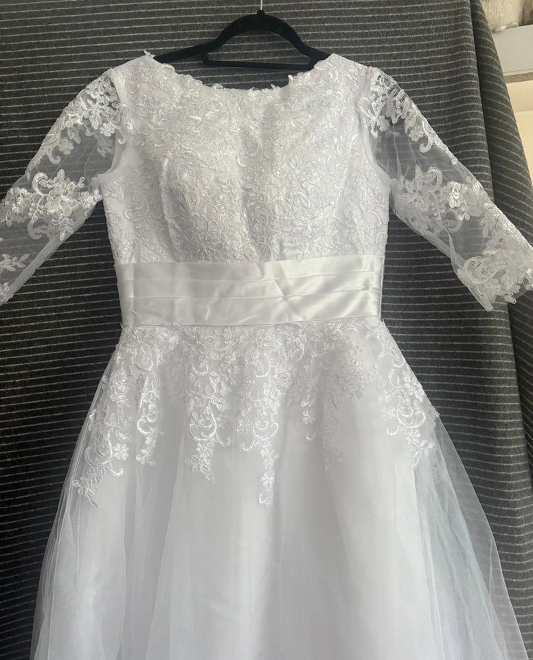 Brautkleid Hochzeitskleid Spitze - Bild 2 von 4
