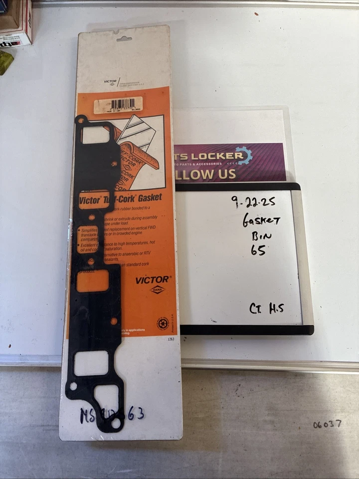 Junta colector admisión motor Victor Reinz MS15304, genuina, nuevo stock antiguo Foto 3 de 4