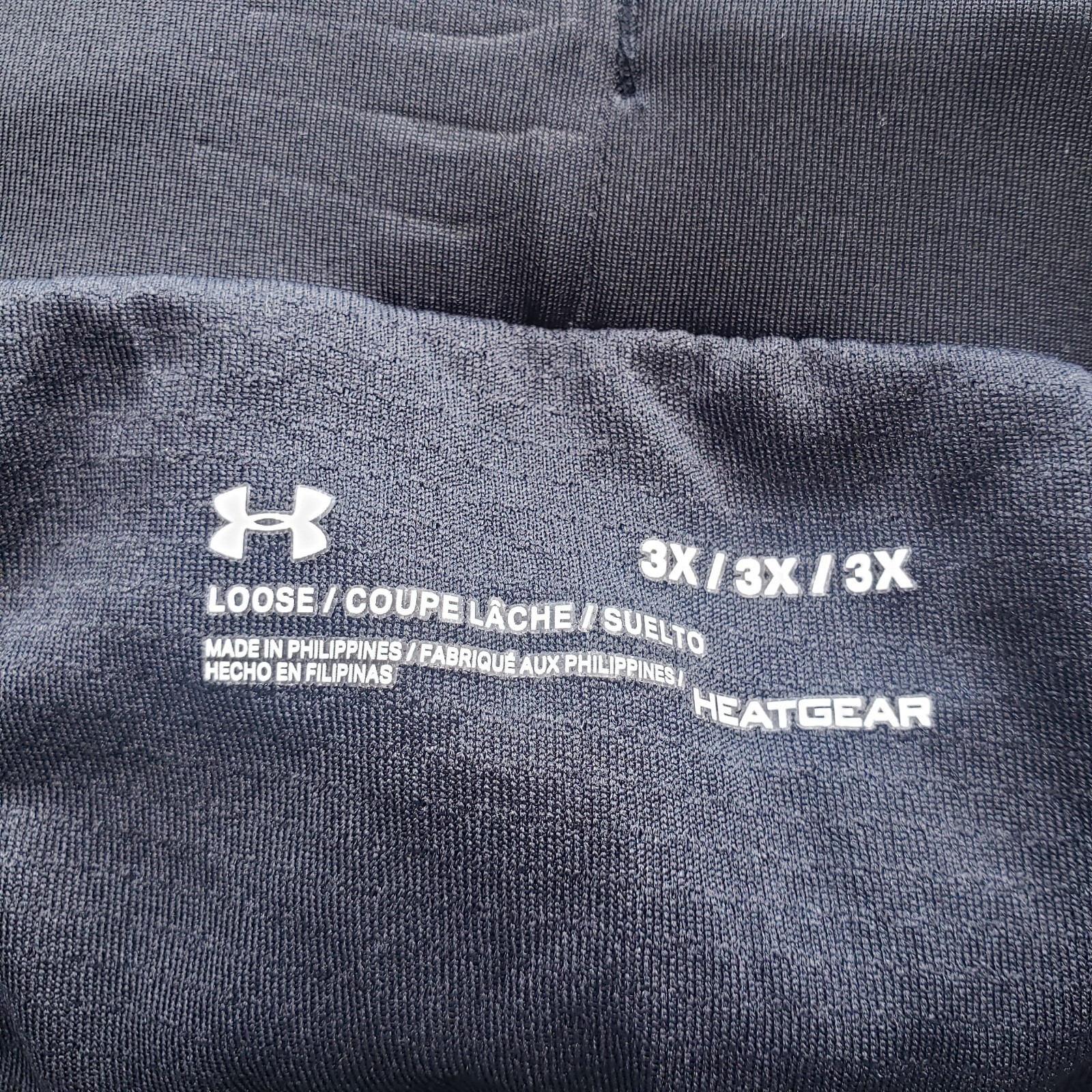 NEW Under Armour Shorts Women Plus Size 3X Black White Loose Fit Lined NWT thumbnail 4