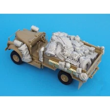 1/35 Scale Military Cargo Truck Resin Model Kit Accessories NO CAR