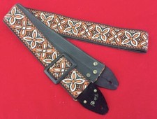 Rare Vtg Gibson Ace Style Woven Guitar Strap Made in USA