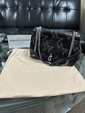 Rebecca Minkoff Edie Leather Star Studded Handbag Purse  ... Auth... Timeless!