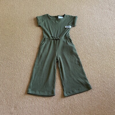 Girl's Old Navy Green Jumpsuit, Size XS (5) NWT