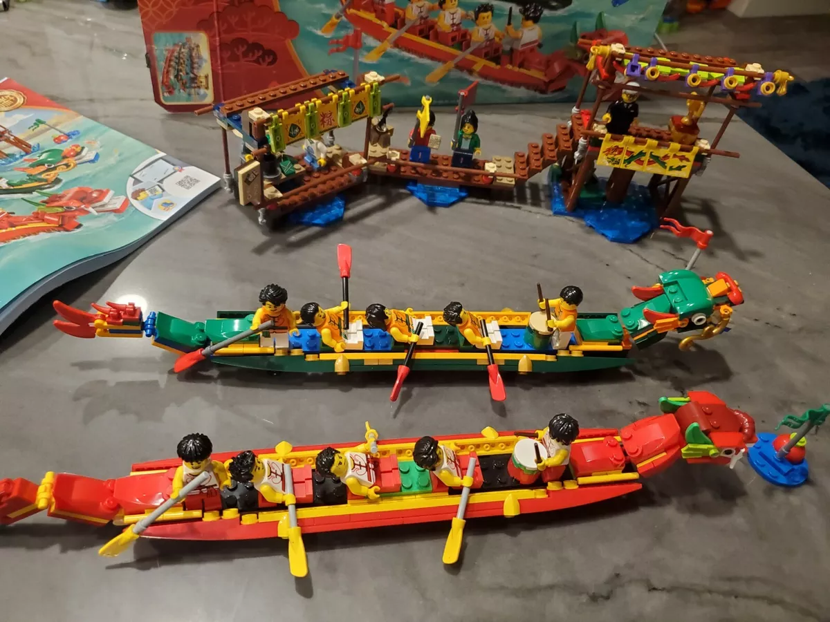 Lego chinese new cheap year dragon boat