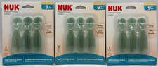 3PK NUK Pretensil Scoop Soft Training Spoons 9 Spoons TOTAL FAST SHIP