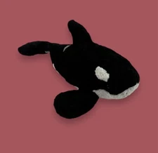 Sea World Shamu Plush Killer Whale Orca 15" Stuffed Animal Toy