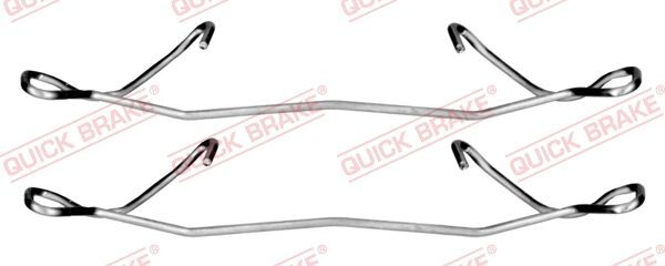 Quick Brake 109-1180 ZubehöRsatz, Scheibenbremsbelag FüR Renault Rover Saab-image
