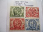 Four 1937-1949 Australia Postage Stamps - 2 1/2, 3 1/2, 1, 2 1/2 Denomination — photo 1
