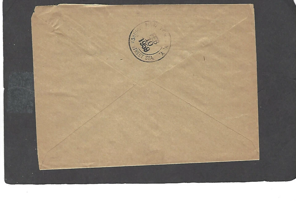 1959 REGISTERED ANKARA TO BANK OF AMERICA,NEW YORK,NY - Image 2 of 2