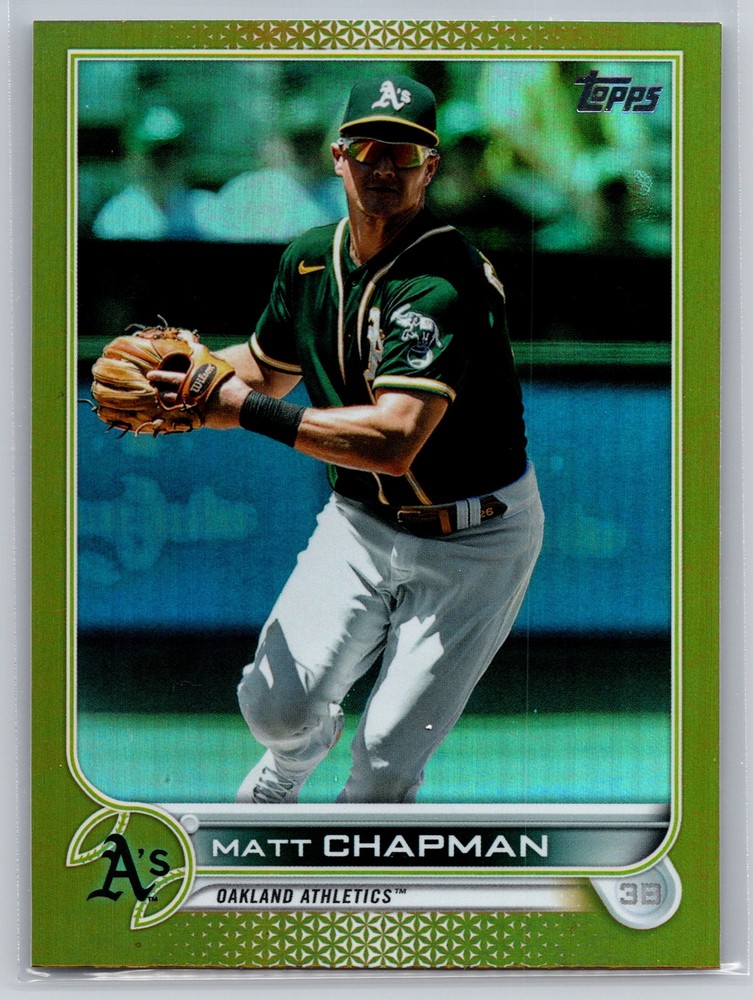 2022 Topps #176 Matt Chapman #176 Gold Foil
