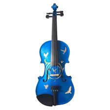 Bird Heaven Metallic Blue Violin Outfit 4/4