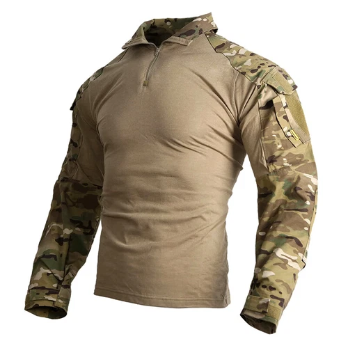 EmersonGear Tactical G3 Combat Shirts Mens Gen3 Tops Camo T-Shirt Long Sleeve MC - Picture 1 of 9
