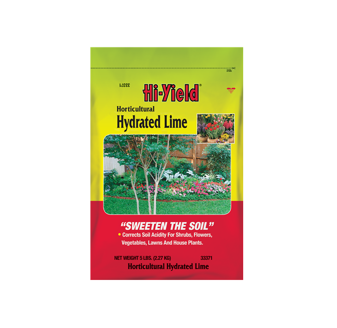 HiYield Hydrated Lime whitewash alkaline sweeten the soil correct