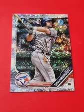 Chad Spanberger 2019 Bowman Chrome Speckle Refractor 29/299 Toronto Blue Jays