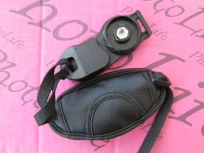 Correa de cuero con agarre manual para Canon EOS R, RP, M50, 90D, 250D, 200D, 77D