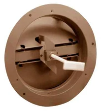 Hart & Cooley/TRUAIRE 6" Round Steel Butterfly Ceiling Damper Vent HVAC