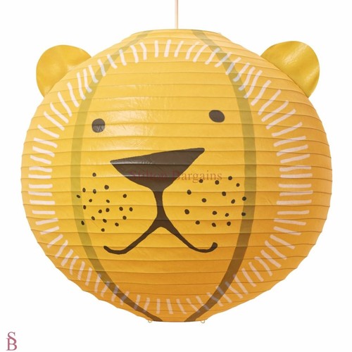40cm Habitat Lion Paper Pendant Ceiling Light Shade - BNIP - Kids Bedroom - Picture 4 of 8