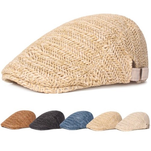 Kuyou Vintage Baseball Cap, Distressed Sport Trucker Hat, Beige, One Size