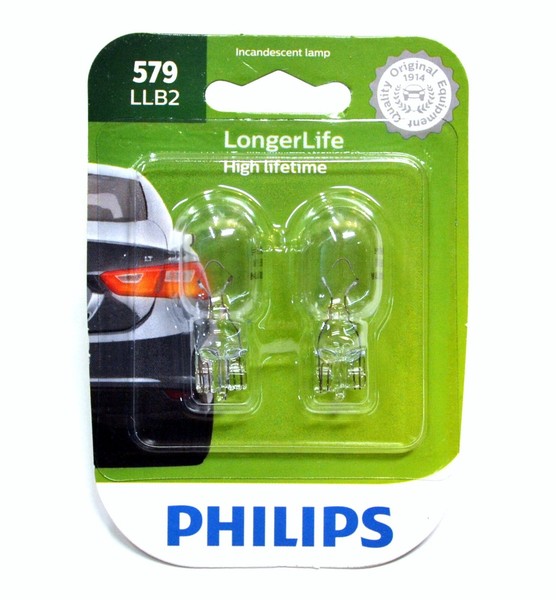 Philips Longerlife 579 10W Zwei Innenraum Cargo Kofferraum Licht Ersetzen Lampe-image