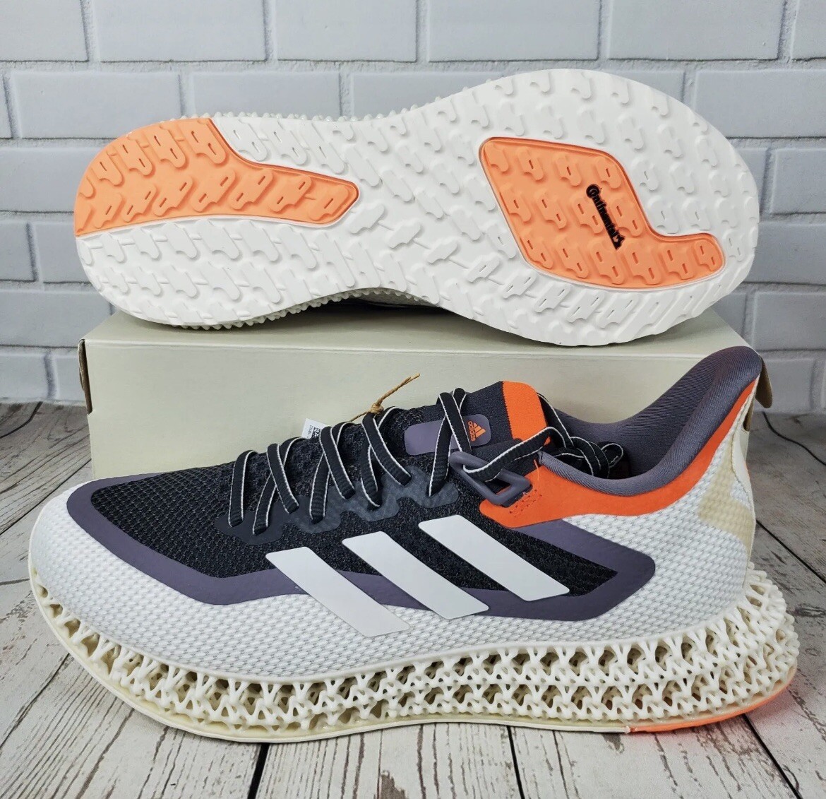 adidas - adidas　アディダス　4DFWD 2 M GX9250 Adidas 4DFWD 2 'Carbon Cloud White' Metallic Running Shoes