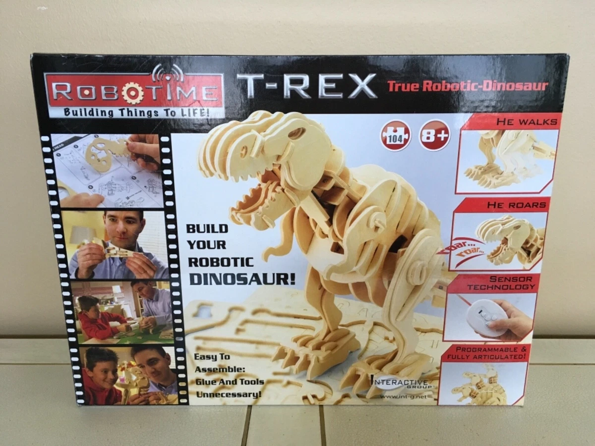 Robotime dinosaur on sale