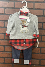 Toddler Christmas , Holiday Outfit - 18 Months