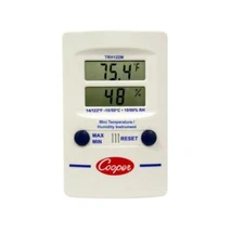 TRH122M Digital Mini Wall Thermometer w/Humidity