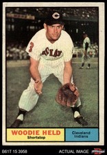 1961 Topps #60 Woodie Held Indians 4 - VG/EX