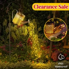 Solar Watering Can Light Garden Outdoor Waterproof Kettle Yard ~Clearance Sale🔥