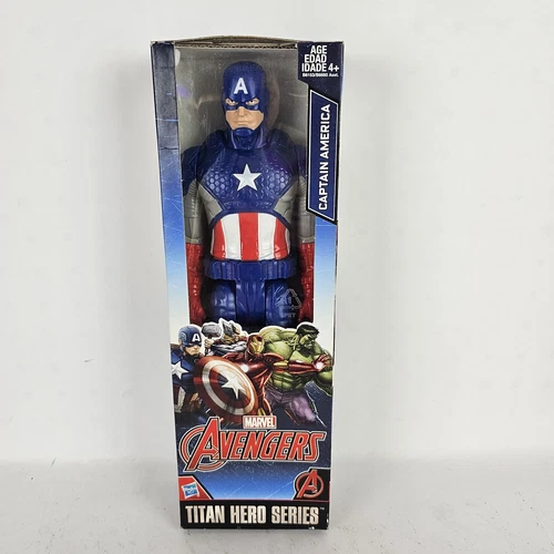 Captain America Marvel Avengers Titan Hero Series Hasbro 12” Action Figure