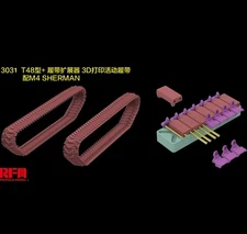 RYEFIELD 3031 1/35 T48 Type+Track Extender 3D Printing Activity Track