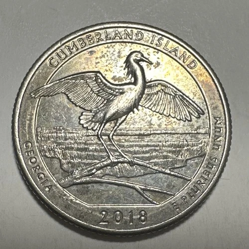2018-D America the Beautiful Quarters Cumberland Island — photo from the most recent tracked eBay sale