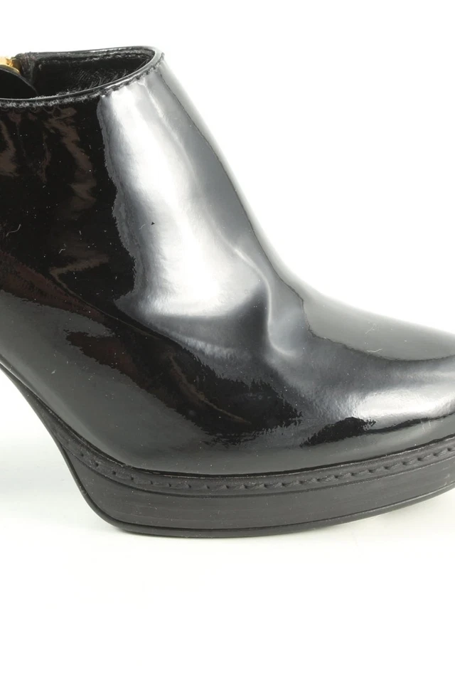 PRADA Botas con cremallera Mujeres Botines Talla EU 38 negro estilo «business» - Imagen 4 de 4