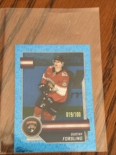 Gustav Forsling 2025-26 Topps NHL Sticker #200 Blue 019/100