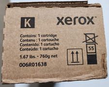New Genuine OEM Xerox 006R01638 Black Toner Cartridge Versant 80, 180, 280 Press
