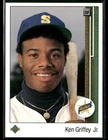 1989 Upper Deck Baseball Ken Griffey Jr. #1 RC Rookie NM-EX