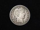 1912 Barber Silver Quarter Fine 30530